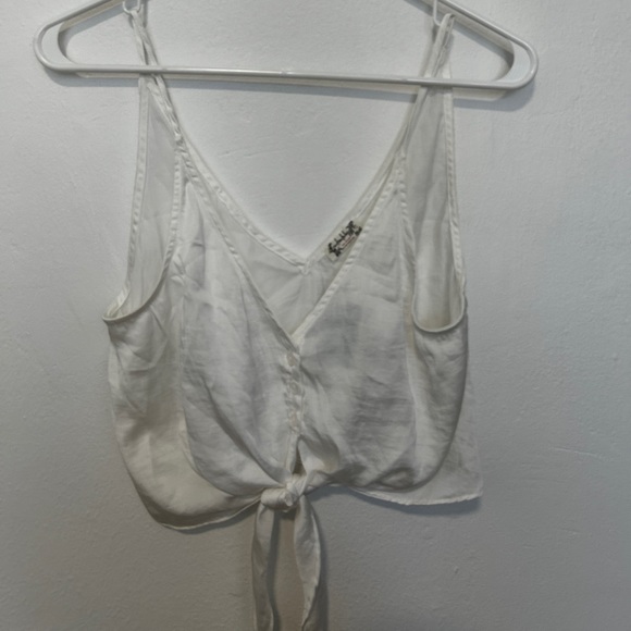 Free people nwt cropped white top - Picture 2 of 7